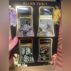 Ellen Tracy Floral Fragrance- Purple, Yellow, Green, Pink